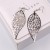 B033 European and American Popular New Leaf Pendant Earrings Long Women's Fashion Elegance Retro Simple Earrings Wholesale