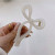 Korean Style New Jelly Color Large Simplicity Acrylic Bow Claw Clip Simple Dignified Hollow Ponytail Clip Hair Accessories