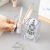 Non-Printed Transparent Acrylic Pen Holder Student Stationery Organizing Storage Box Simple Personality Desktop Sundries Storage Container