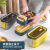 Lunch Box Double-Layer Square Lunch Box with Spoon Chopsticks Can Be Heated 304 Stainless Steel Inner Layer Portable Lunch Box