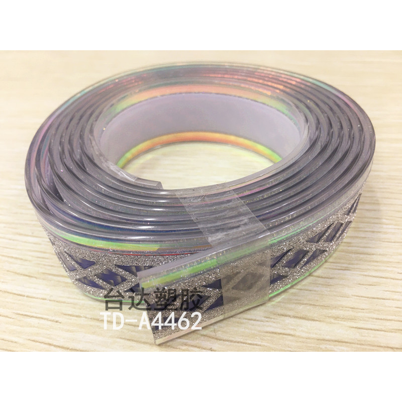 new sandals upper plastic strip pvc transparent crystal strip mark strip decorative strip for shoes