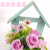 Artificial/Fake Flower Bonsai Wood House Wall Hanging Rose Daily Decoration Ornaments