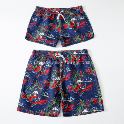 New Swimming Trunks Beach Pants Factory Wholesale Men's Boxer Swimming Trunks Beach Pants Shorts Swimming Trunks 
