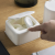 2768 Mini Storage Box with Lid Desktop Plastic Cotton Box Storage Bucket Dustproof Gadget Pop-up Window Finishing Box