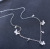 C207 Europe and America Cross Border Popular Sequin XINGX Butterfly Necklace Fresh Air Love Romantic Chain Necklace Lock