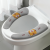 Toilet Seat Winter Waterproof Universal Happy Day Cute Household Toilet Four Seasons Toilet Seat Cover Adhesive Washer Large