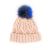 2022 Autumn and Winter New Twisted Flower Knitted Hat Sweet and Lovely Fluffy Ball Cap Warm Girl's Cap