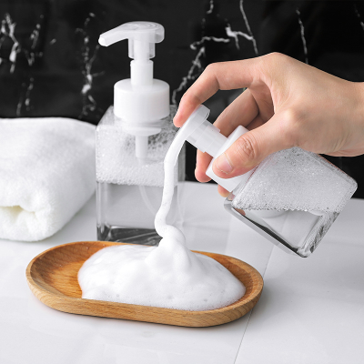 2454 Mousse Bubbler Foam Hand Sanitizer Bottle Press Type Facial Cleanser Foamer Frother Storage Bottle