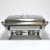 Hz50 Stainless Steel Buffet Stove Hotel Restaurant Food Heating Container Can Be Divided into Grids to Hold Alcohol Stove