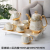 New Tea Set Foreign Trade Coffee Cup Pot Tray Eight-Piece Set Teacup Teapot Foreign Trade Export to Middle East