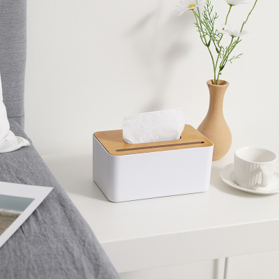 Desktop Tissue Paper Extraction Box Household Living Room Dining Room Napkin Container Coffee Table Remote Storage Box Creative Simple and Light Luxury