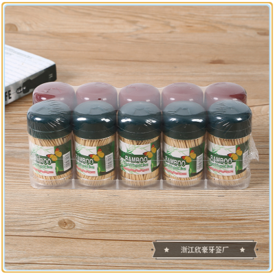 Bamboo Toothpick Household Hotel Restaurant Double-Headed Toothpick Cleaning Disposable Toothpick