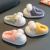 Children Cotton Slippers Cute Cat Claw Winter Boys and Girls Baby Baotou Warm Indoor Home Parent-Child Kids' Cotton Shoes