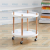  Removable Small Coffee Table Mini Sofa Table Square Table Bedside Corner Table Storage Rack Trolley Multi-Layer Shelf