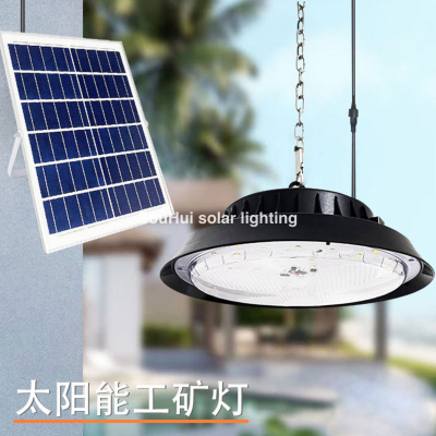 Outdoor Solar Street Lamp LED Solar Mining Lamp Indoor and Outdoor Balcony Super Bright Chandelier Construction Site Lighting Lamp