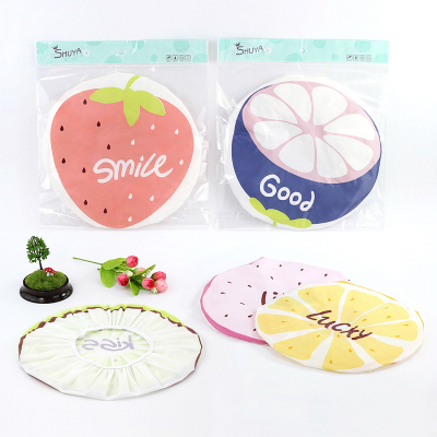 2286 Cute Fruit Cartoon Bath Shower Cap Wholesale Waterproof Shower Cap Shampoo Cap Coking Caps