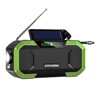 New Radio of Power Generator Outdoor Multifunctional Emergency Radio Solar Radio Bluetooth Speaker