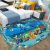 Cartoon Underwater World Children's Room Carpet Mat Dolphin Tatami Crawling Mat Animal Bay Window Bedside Blanket