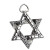 C183 Popular Factory Direct Sales Star Same Die-Casting Pattern Six-Pointed Star Pendant Trendy Cool Men's Alloy Necklace