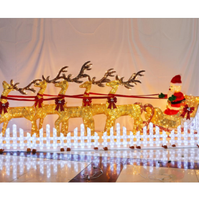 Christmas Decoration Luminous Lamps Warm Color Light Led Atmosphere Party Lighting Elk Gift Box Snowman Santa Claus