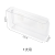 Punch-Free Wall Storage Rack Dormitory Bedside Phone Holder Storage Box Dormitory Transparent Storage Rack Wall-Mounted Storage Box