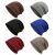 New Autumn and Winter Hat Women's Fashion Knitted Hat Days Warm Pullover Cap Pure Color Thickened Men's Korean Casual Confinement Cap