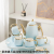 Foreign Trade Export Middle East Tea Set Foreign Trade Coffee Cup Pot Tray Eight-Piece Set Teacup Teapot