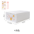 Desktop Storage Box Drawer Student Ins Transparent Desk Stationery Cosmetics Office Organizing Storage Rack