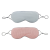 Girl's Heart Shading Eye Mask Summer Ice Silk Sleep Relieving Fatigue Breathable Double-Sided Eye Bag Artificial Silk Soft Silky