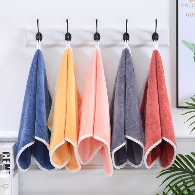 High-End Coral Fleece Thickening Towel Absorbent Lint-Free Male and Female Students Household and Face Wash MJ Gift Return