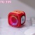 New Tg359 Wireless Bluetooth Speaker Rgb Lighting Audio Card Radio Tws Couplet Small Steel Gun Speaker