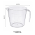 Measuring Cup with Scale Household Food Grade Baking Large Capacity High Temperature Resistant Ml Measuring Water Kitchen Egg Beating Cup