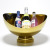 Hz351 Irregular Model Stainless Steel Ice Bowl Party Gathering Iced Wine Champagne Large Capacity Egg-Shaped Ice Bucket