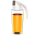 2670 Glass Oiler Household Leak-Proof Oil Bottle Kitchen Automatic Opening and Closing with Lid Seasoning Bottle Oil & Vinegar Bottle Oil Jar Pot