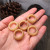 Wholesale White Jade Bodhi Root White Weathering Dunhuang Qitian Flexible Ring DIY Crafts Rosary Accessories Loose Beads