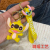 Cute Cartoon Female Keychain Pendant Silicone Stitch Stereo Toy Bag Bag Charm Internet Celebrity Car Key Chain