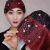 Autumn and Winter Muslin Headscarf New Hat Mom Style Hat Cover Gray Hair Toque Starry Sky Headband Hat for Women