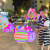 Light-Emitting Swing Ball Children's Inflatable Colorful Toy Elastic Ball Square Park Portable Bounce Ball Stall Night Market