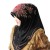 New Phoenix String Big Peony Muslim Beaded Veil Convenient Pullover Simple Headscarf Online Dealer Delivery Spot Batch