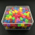 180 PCs Boxed Mini Claw Clip Wholesale 1cm Children's Colorful Cartoon Barrettes BJD Side Clip Plastic Grip