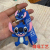 Cute Cartoon Female Keychain Pendant Silicone Stitch Stereo Toy Bag Bag Charm Internet Celebrity Car Key Chain