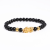 Imitation Obsidian Pi Xiu Bracelet Wholesale Agate-like Six Words Mantra Buddha Beads Bracelet Live Broadcast Small Gift Hand Jewelry