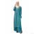 Embroidered Fake Two-Piece Islamic Women's Clothing Elastic Spring/Summer Autumn Muslim Women's Clothes for Worship Service Arab Robe