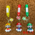 Cartoon PVC Soft Rubber Accessories Key Chain Customization Large Doll Keychain Mario Car Key Pendant