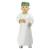 Cross-Border Supply round Neck Cotton and Linen Embroidered Muslim Small Size Men's Robe Clothes for Worship Service in Stock Wholesale/Generation Hair