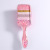 Japanese and Korean Girls Airbag Comb Quicksand Sequins ABS Hairdressing Comb Massage Comb Student Creativity Simple Fruit Comb