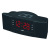 Clock Radio Clock with AM and FM Channel Radio LED Clock Digital Radio Gift