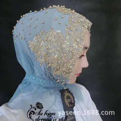 Muslin Scarf New Women's Pullover Hat Summer Convenient Hui Scarf Popular Hijab