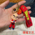 Cartoon Anime Dragon Ball Couple Doll Keychain Pendant Cute Ring Car Key Chain Bag