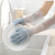 Fleece Lined Dish Washing Gloves Household Two Colors Fairy Plastic Leather Waterproof Clothes Cleaning Brush Bowl Latex Kitchen Cleaning Winter